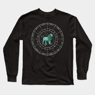 Leo "The Lion" Horoscope Astrology Zodiac Design Long Sleeve T-Shirt